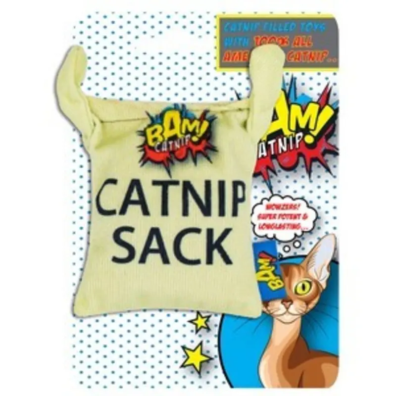 Bam Catnip Sack Cat Toy - One Size