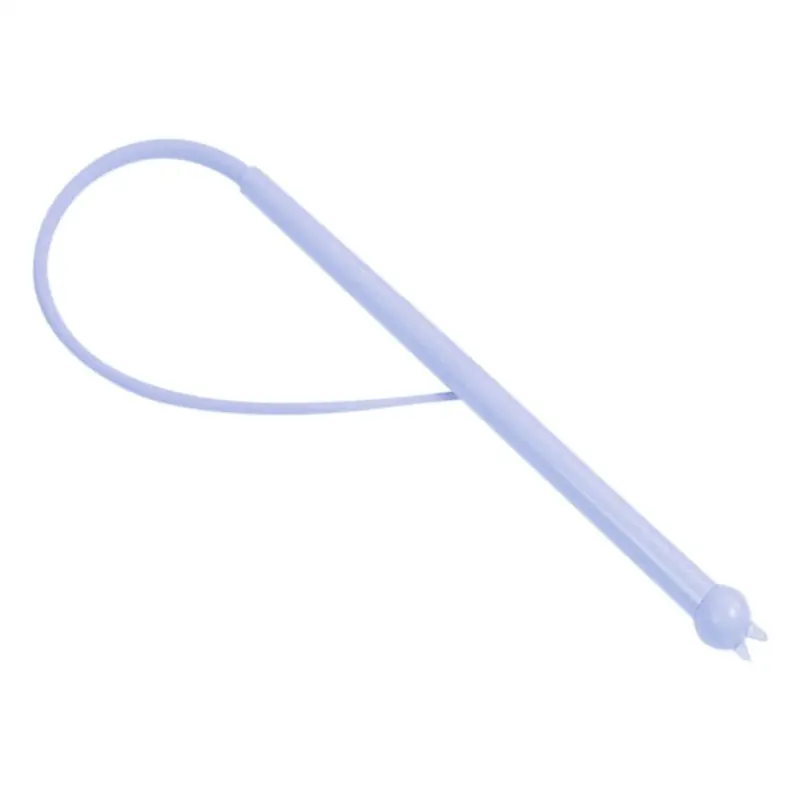 Blue Mulated Mouse Tail Cat Toy Cat Teaser Funny Stick Silicone Toys