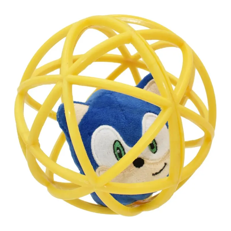 Multipet Sonic Cage Ball With Bell Cat Toy