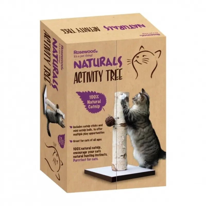 Rosewood Cat Naturals Activity Tree - One Size