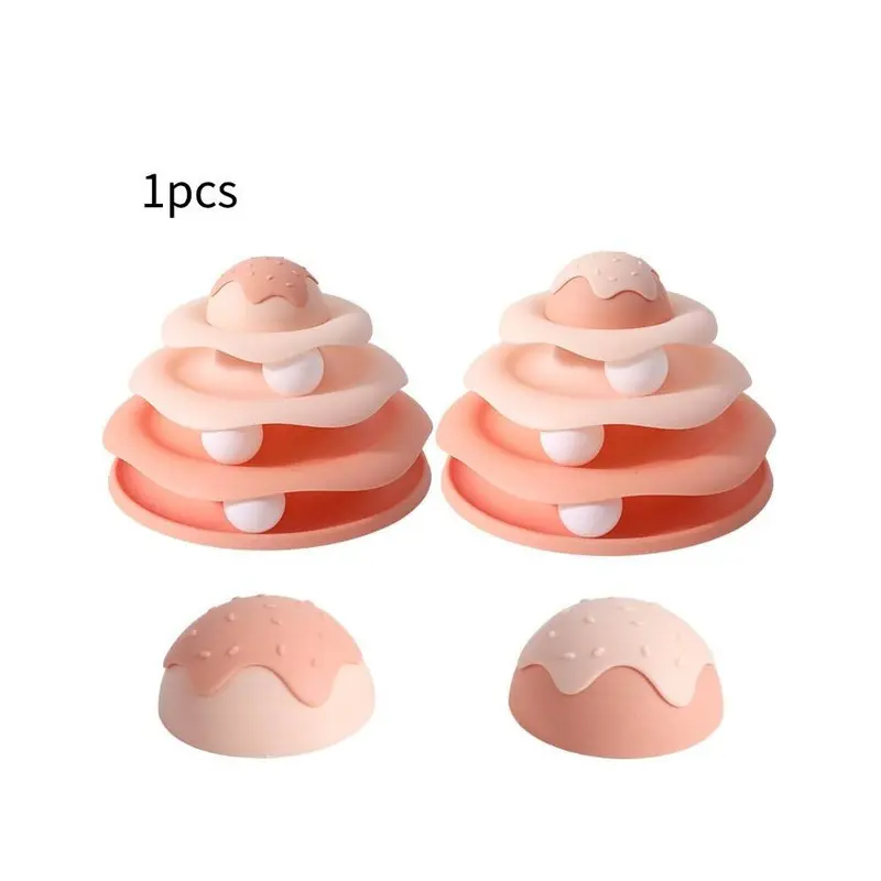 (StyleH) Cat Toy Interactive Bundle With Play Discs And Wobbler Cats For Stimulating