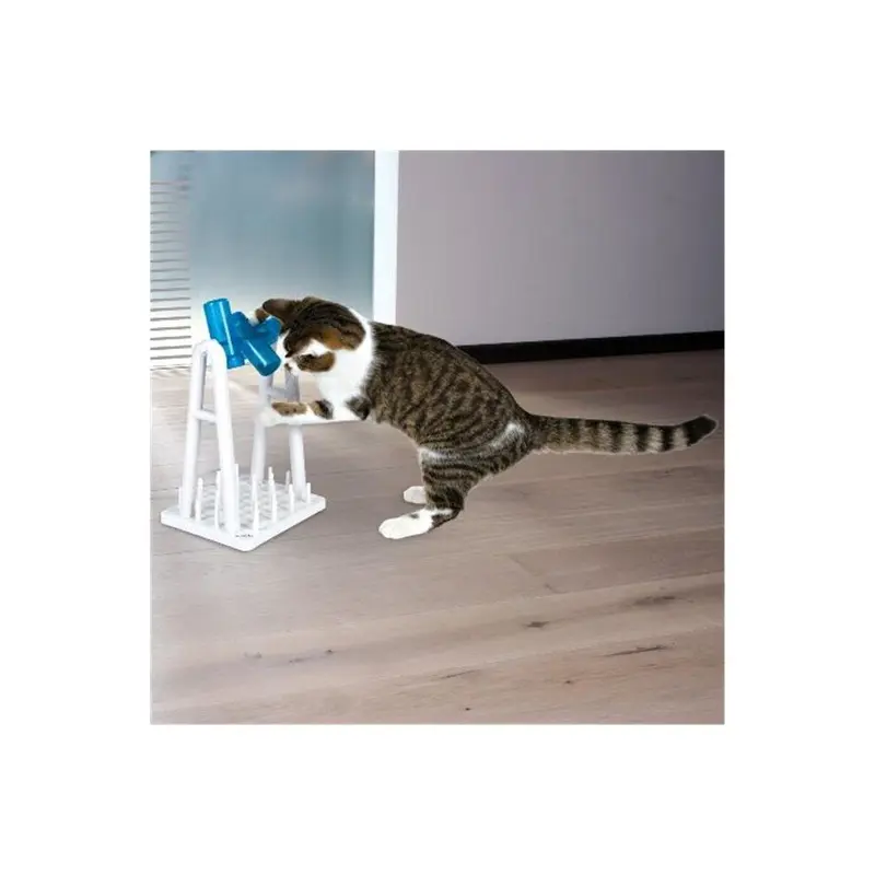 Fly Free Zone,Inc. Blue/White Mad Scientist For Cats - &