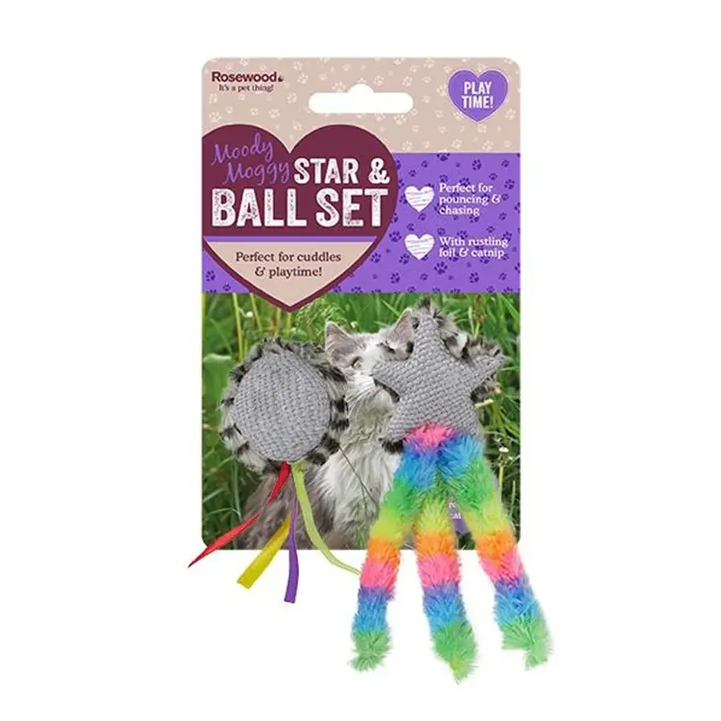 Rosewood Unisex Beige Star And Bell Set
