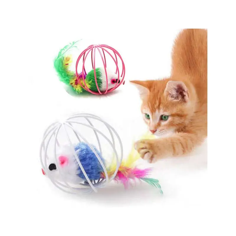 Keluofu Light Pc Cat Toys Rat Cage Toys Colorful Cat Teaser Toys Size 1