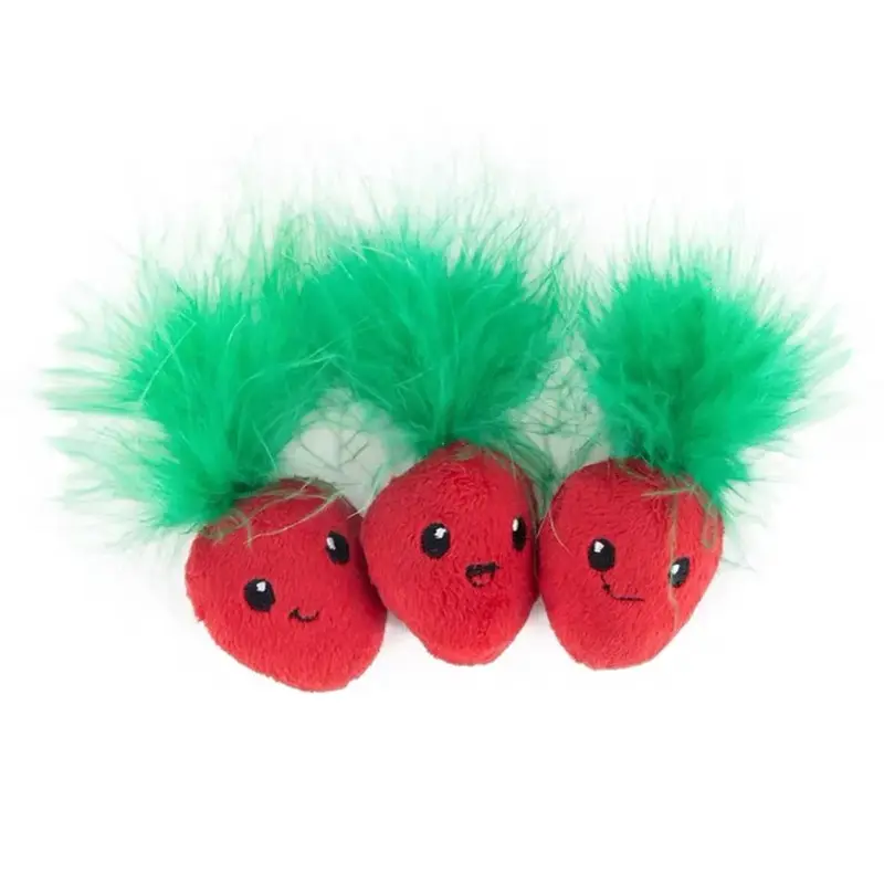 Rosewood Unisex Red Cat Strawberries - 3 Pack