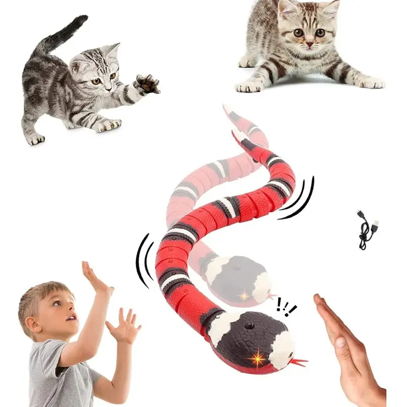 Spactz Smart Sensing Snake Toy,Cat Interactive Toys