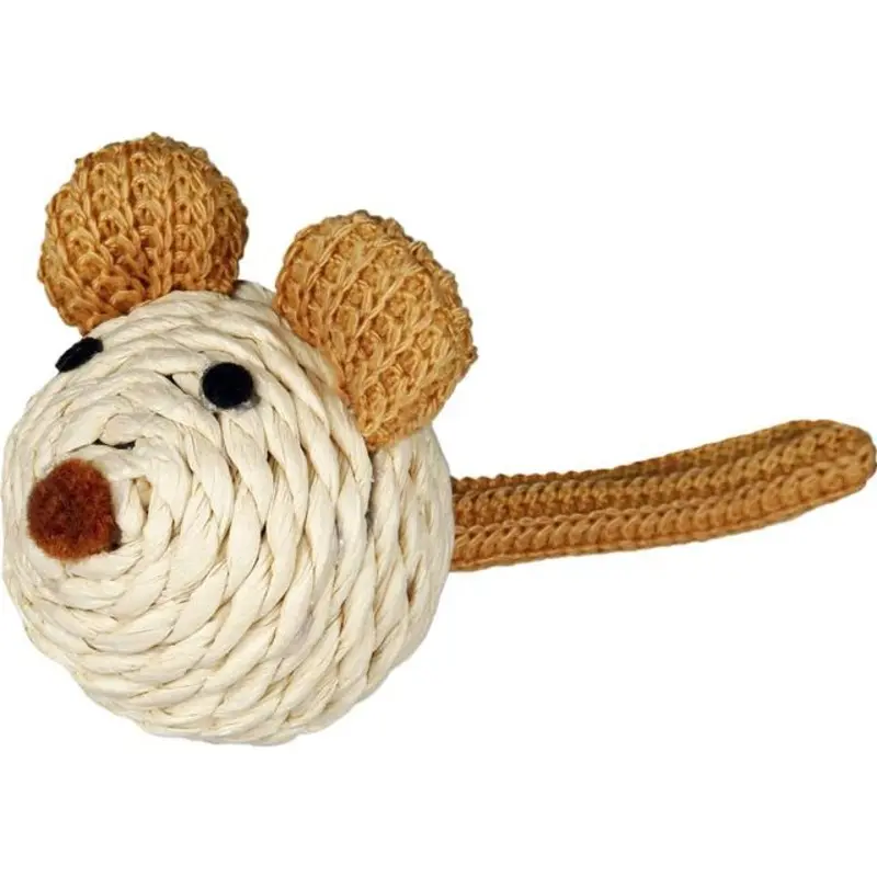 Trixie Paper Yarn Mouse Cat Toy - 5Cm