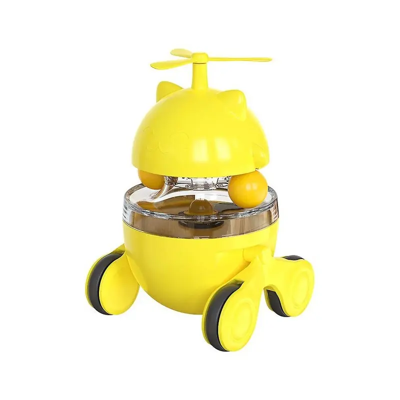 Yellow (Yellow) Pet Toy Tumbler Cat Turntable Leaking Food Ball Training