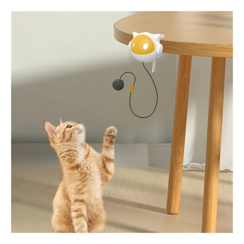 Zeuxo White Cat Toy Ball Piece Size 1