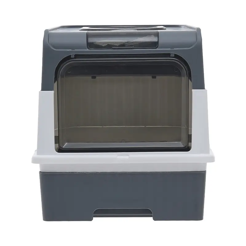 Livingandhome Fully Enclosed Cat Litter Box with UV Sterilization  | TJ Hughes