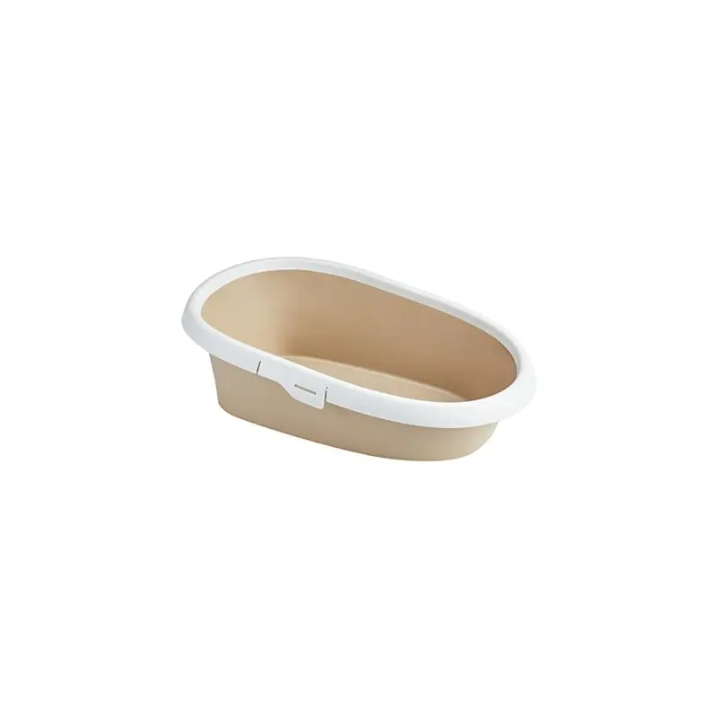 New Trixie Paulo Cat Litter Tray With Rim, 58 X X 17 Cm, Taupe/ Cream 4.05E+12 Size 39