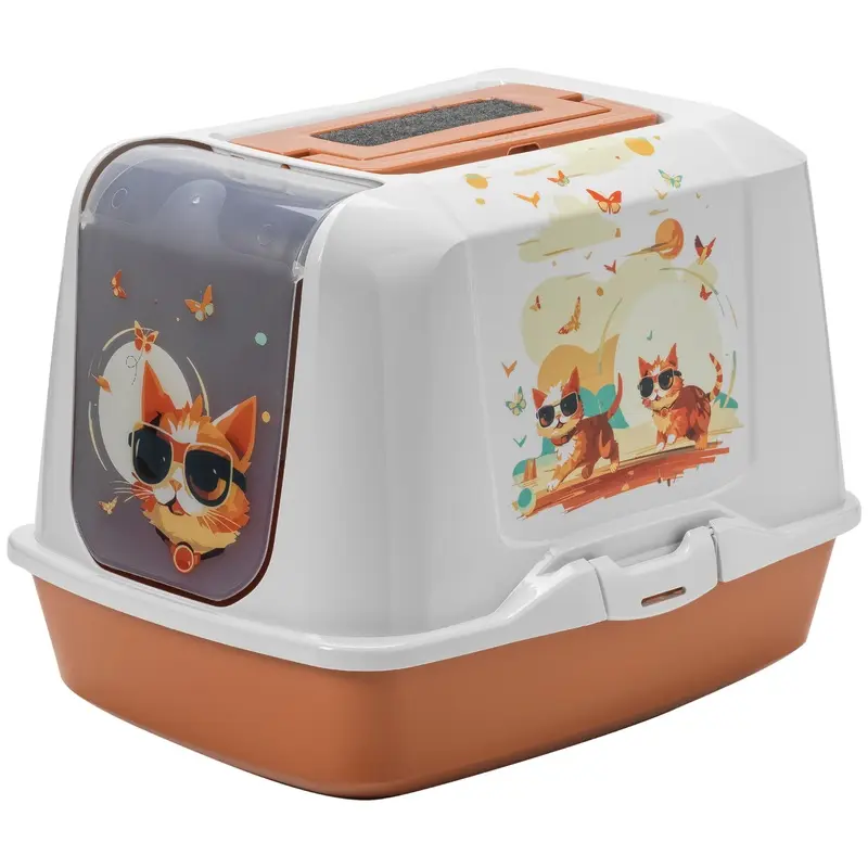 Moderna Indy & Louise Trendy Cat Litter Tray Large