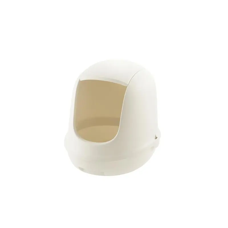Richell White 60026 Paw Trax Dome Hooded Cat Litter Box