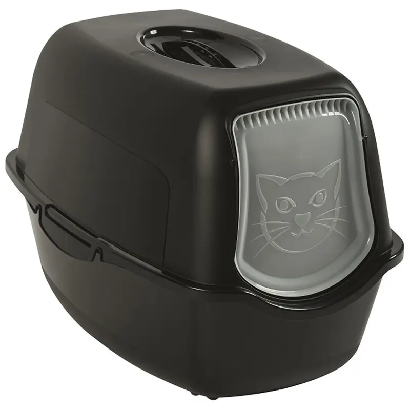 Rotho Mypet Eco Bailey Cat Litter Tray - Black