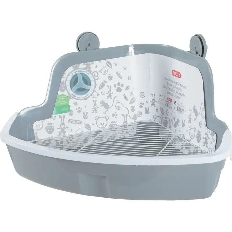 Zolux Gris Corner Toilet House For Rodents