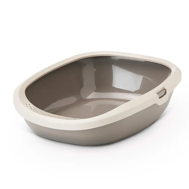 Savic Gizmo Cat Litter Tray With Rim Grey Large