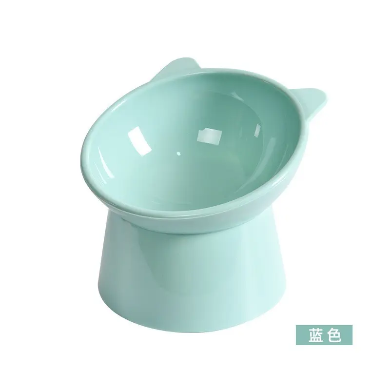 (StyleA) Legged High Cat Bowl With Tilted Neck Protection And Overturning Anti Plastic