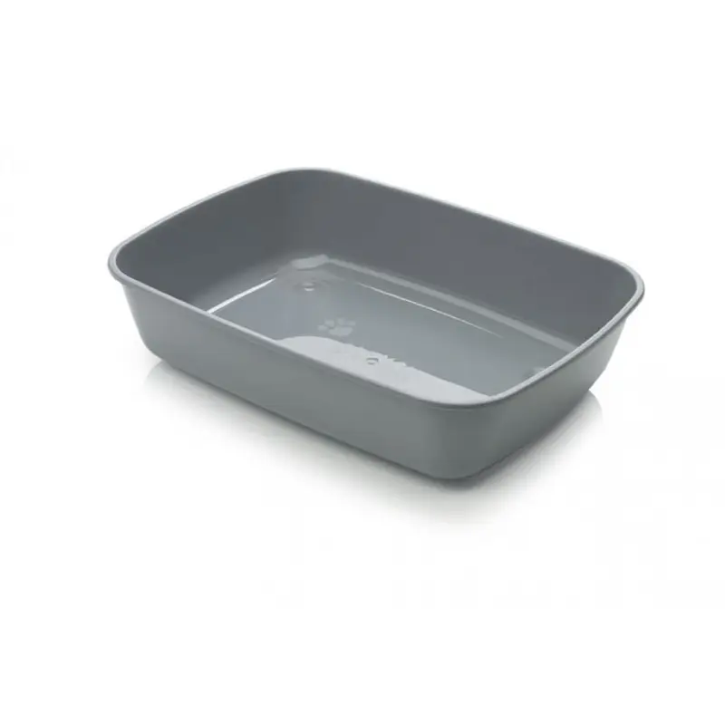 Savic Iriz Cat Litter Tray Cool - 50 X X 11.5Cm Grey Size 36.5