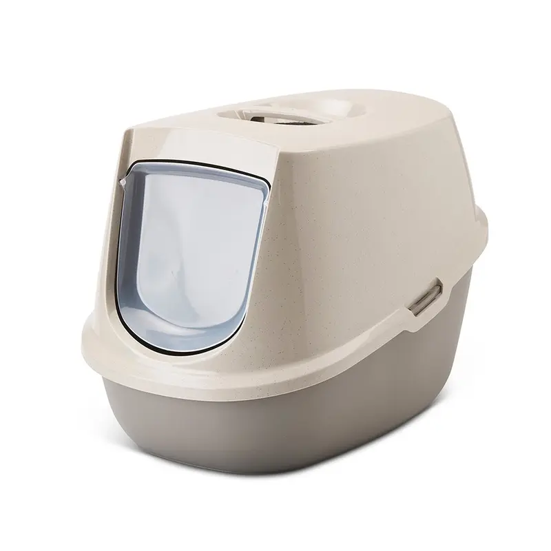 Savic Manon Hooded Cat Litter Tray Grey