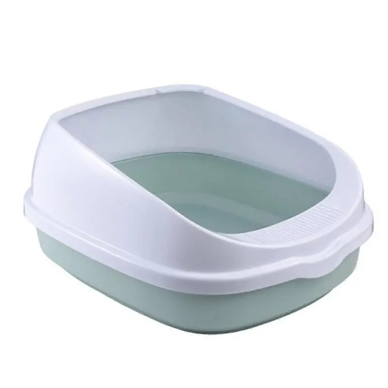 Green ( M) Pet Toilet Bedpan Cats Litter Tray With Plastic Pan Supplies