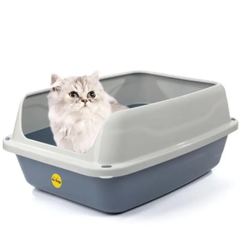 Cat Centre.direct Cat Centre Medium Cat Litter Tray - Extra Deep Anti-Spillage Box