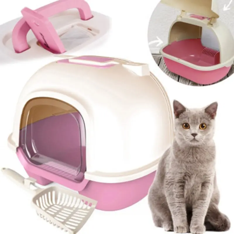 Tutumi Cat Litter Tray P70405 Pink