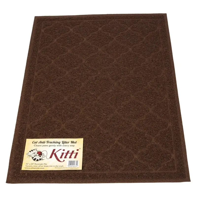 Kitti Brown Cat Litter Anti Tracking Mats