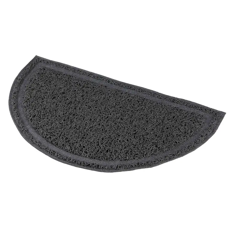 Trixie Litter Tray Mat Semi-Circular For Cats - 59X35cm Anthracite