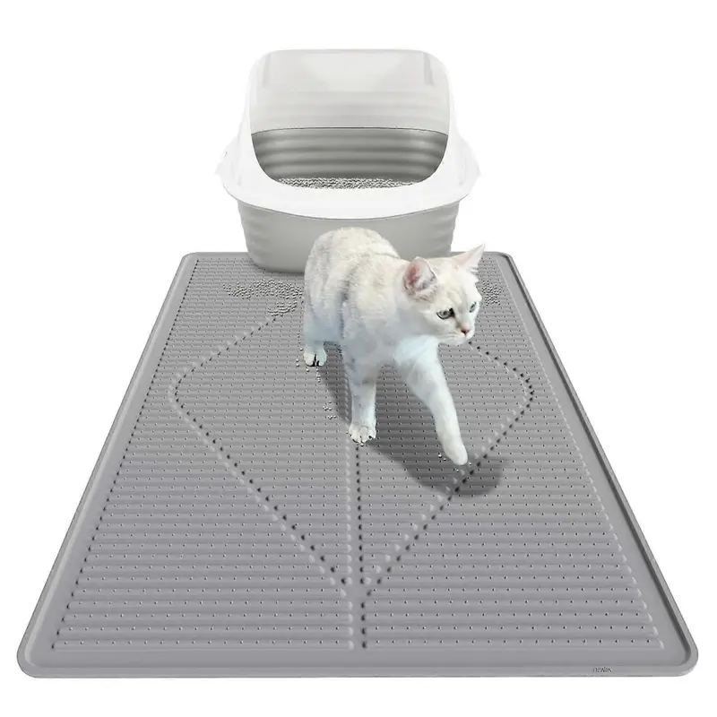 Cat Litter Mat For Floor For Indoor Cats 38" X 25" Extra Large