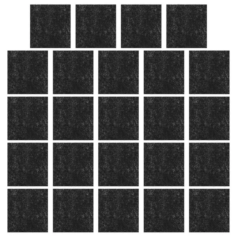 24pcs Activated Carbon Deodorizing Filter Pad Cat Litter Box Filter Mat