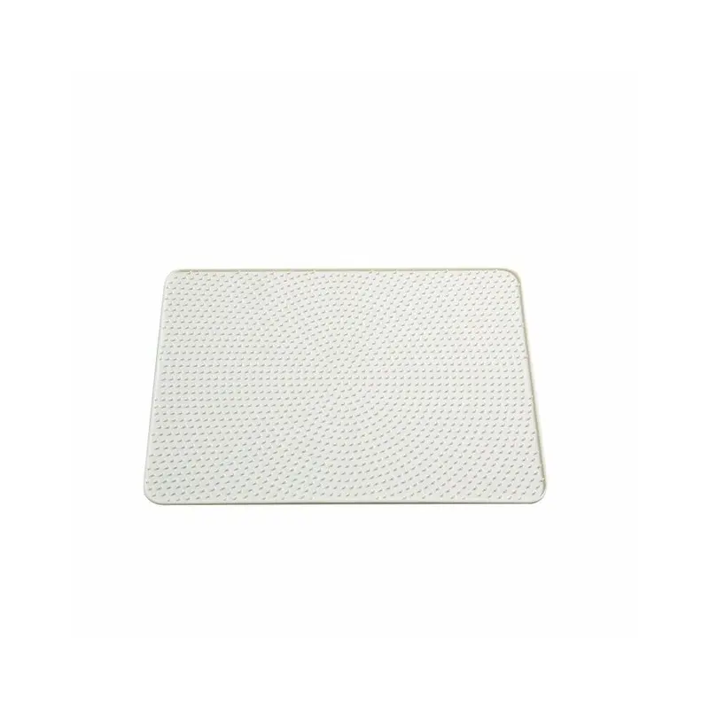 Greenzech White (White) Cat Litter Pad Silicone Material Waterproof Pet Mat