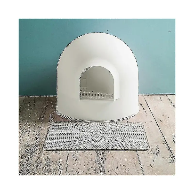 White Cat Litter Pad Silicone Material Waterproof Pet Mat