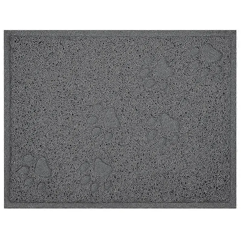 Non Slip Square Cat Portable Easy Clean Home Litter Mat Pets Paws Chumian Large