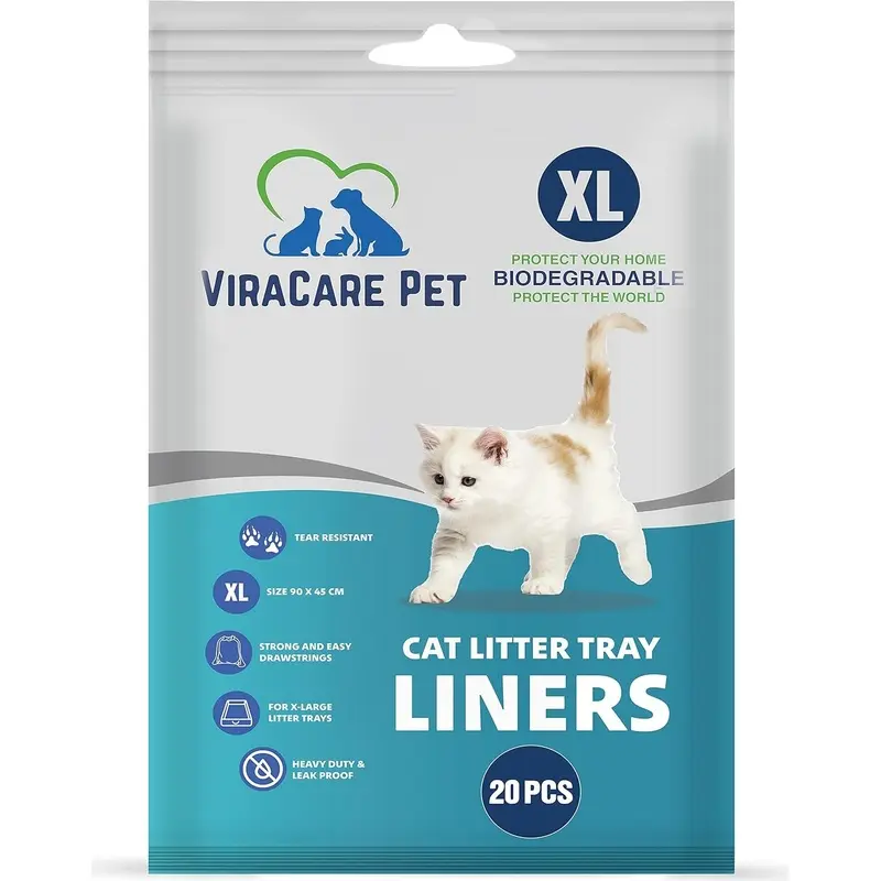 20 x Cat Litter Tray Liners Extra Large | With 20 count (Pack of 1)