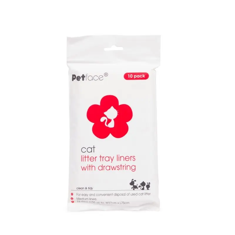 Petface Drawstring Litter Tray Liner 10 Pack - Medium