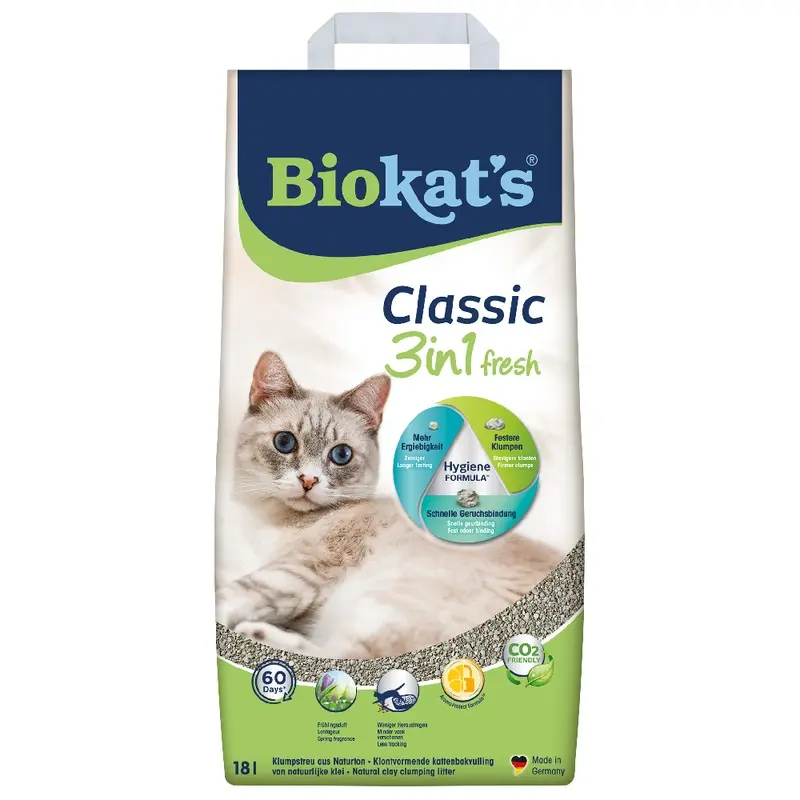 Biokats Biokats Classic Fresh 3In1 Cat Litter - 18L
