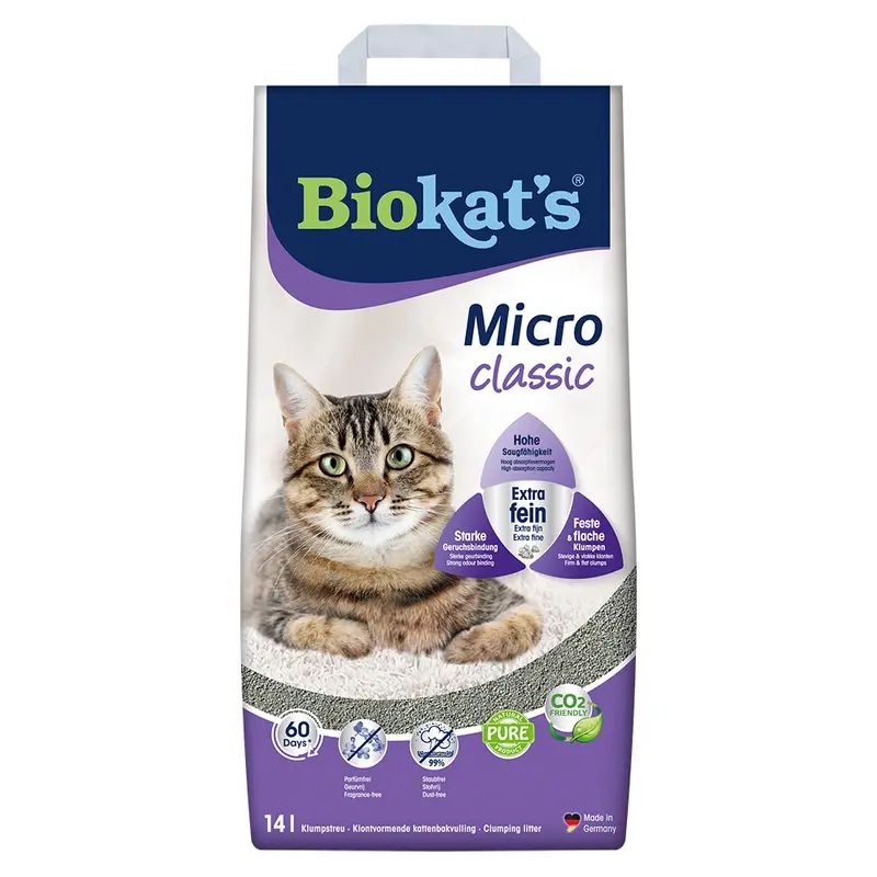 Biokats Micro Classic Cat Litter - 14L
