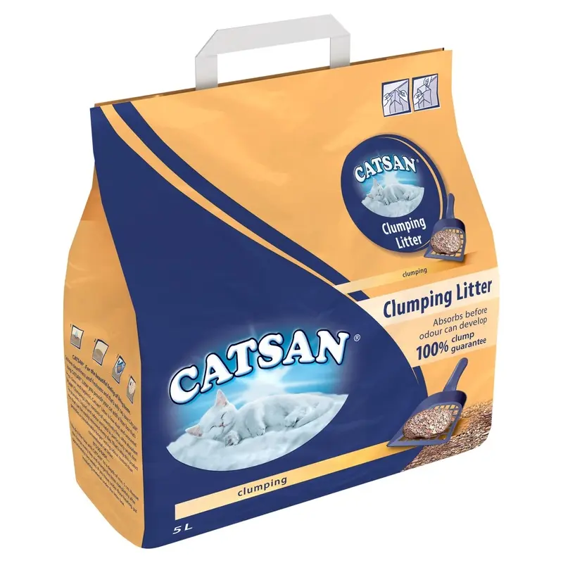 Catsan Ultra Clumping Clay Cat Litter - : 5L Large