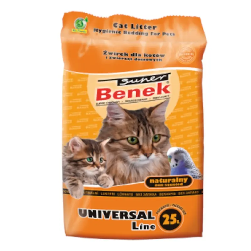 Super Benek Universal Cat Litter - 25L (Approx. 20Kg)