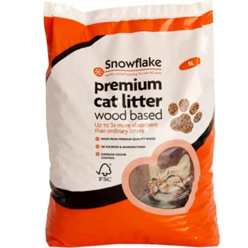 Heaton Wholesale 5L Premium Cat Litter Wooden Pellets Extra Soft Bedding For Comfort