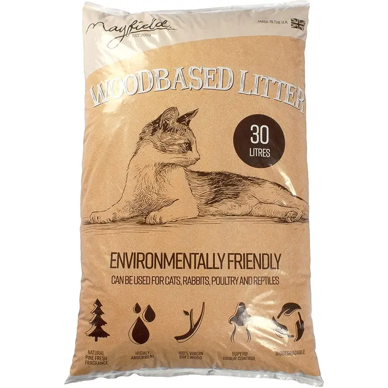 Mayfield Everyday Wood Based Cat Litter - Litres Light Size 30