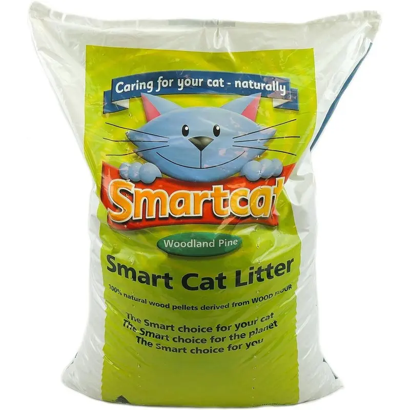 Smart Cat Wood Litter - Litre Bag Size 15