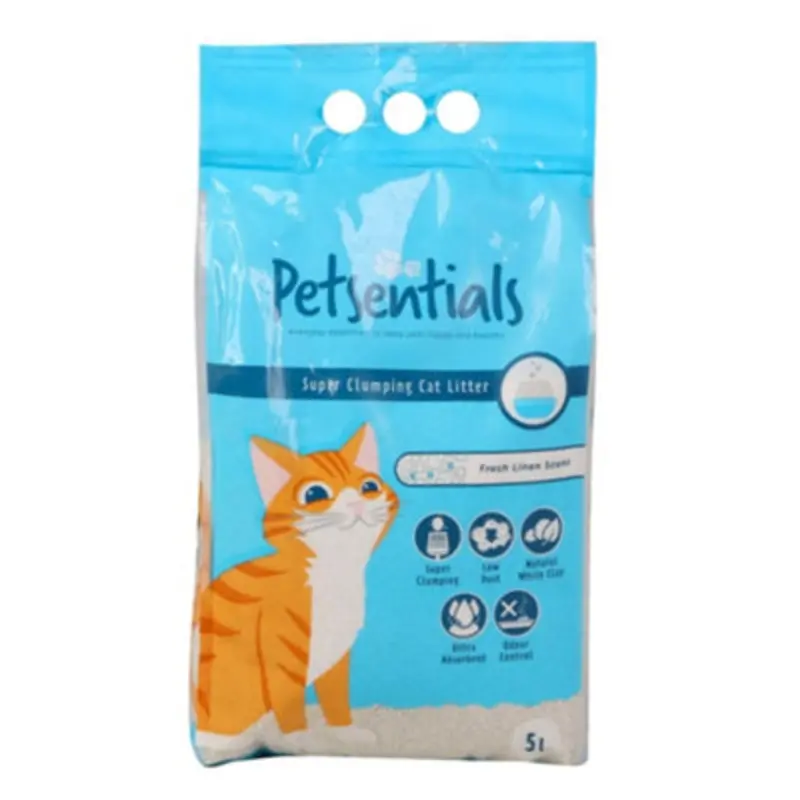 B&Q Petsentials Scented Super Clumping Cat Litter Litre Size 5