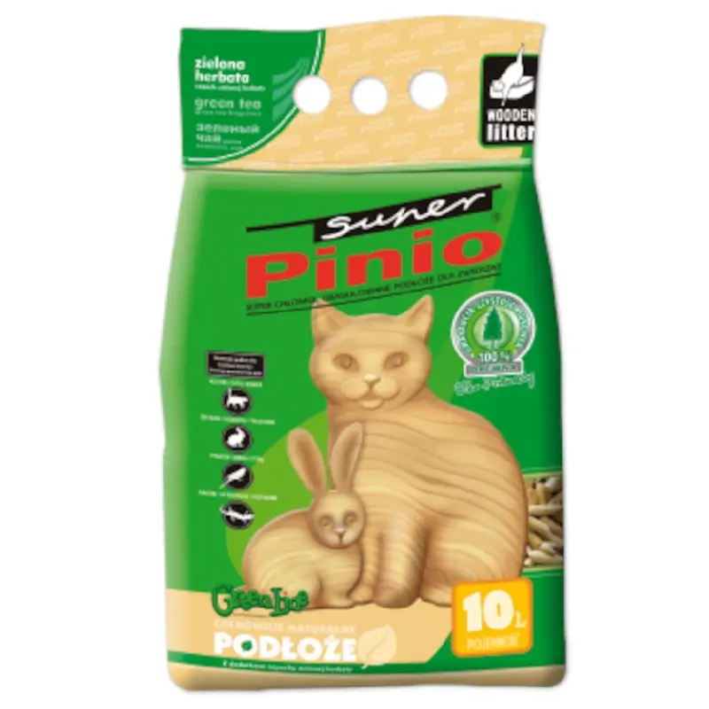 Benek Super Pinio Green Tea Cat Litter - 10L (Approx. 5Kg)