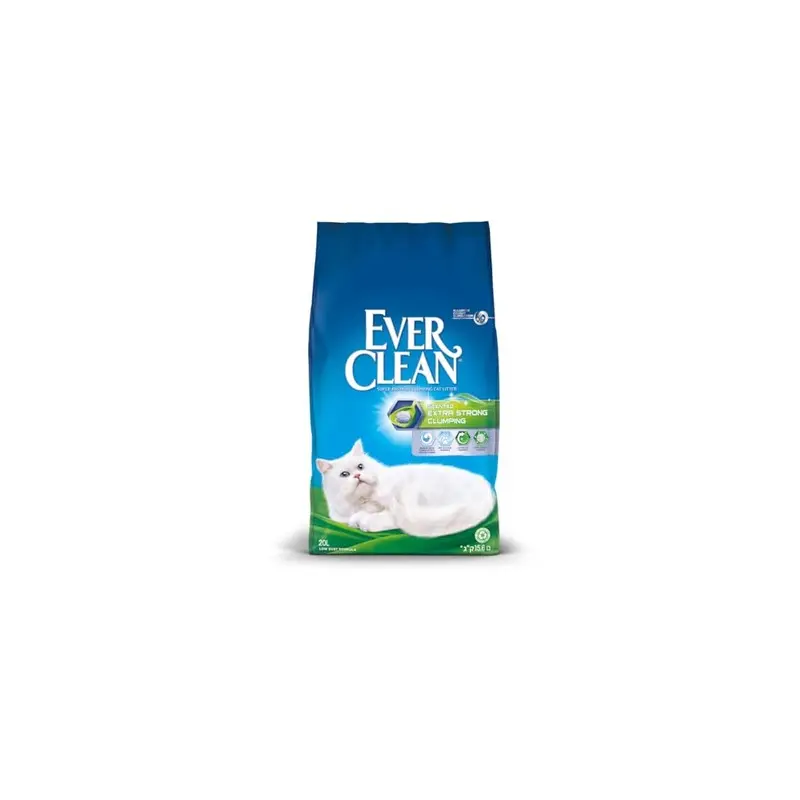 New Ever Clean Clumping Cat Litter, Extra Strong Scented 20L 123473-1 Large