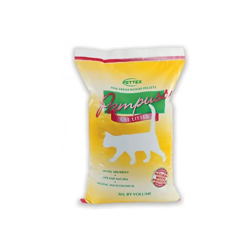 Pettex Pampuss Woodbase Cat Litter - Litre Bag Light Size 30