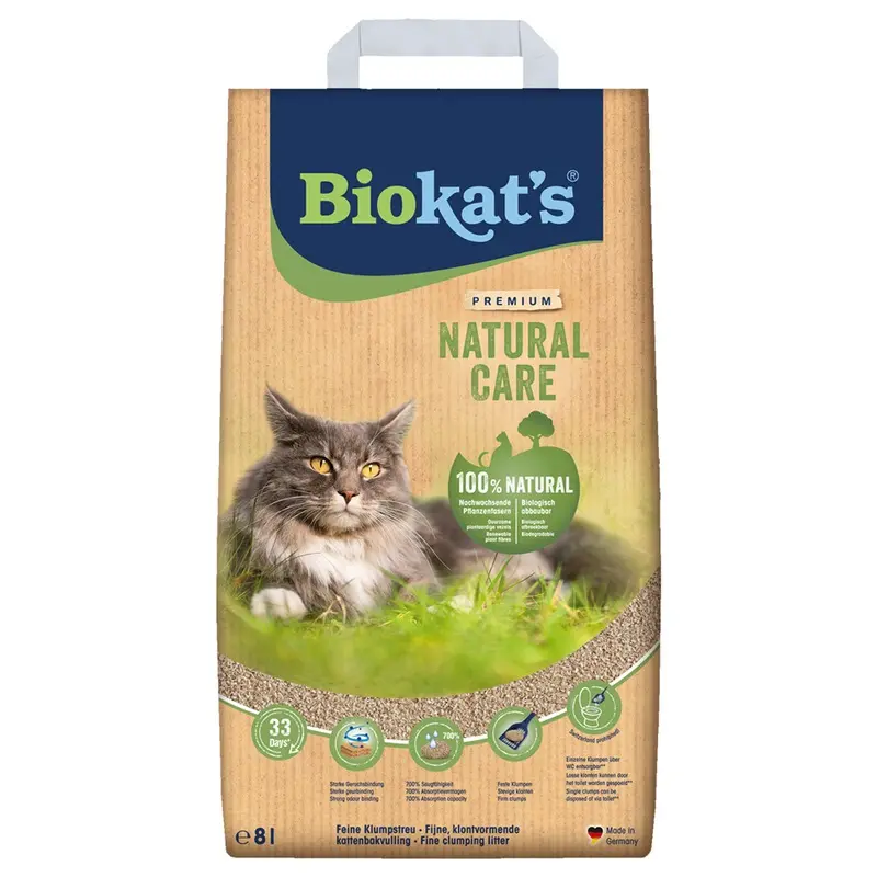 Biokats Natural Care Cat Litter - 8L