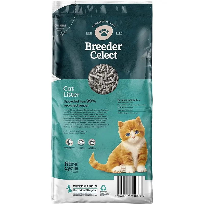 Breedercelect Breeder Celect Recycled Paper Cat Litter 30L