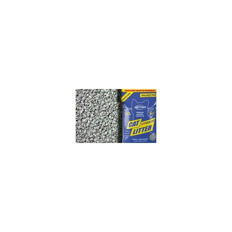 Pettex Grey Premium Fullers Earth Clumping Cat Litter (3Kg) (Pack Of 6) 3Kg