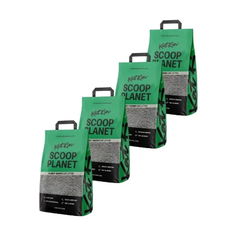 Scoop Planet Litter (4x4.5kg/12.8L bag): s upgraded Tofu litter,